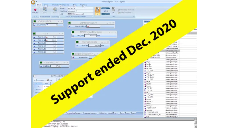System Configuration Tool Modas Sport