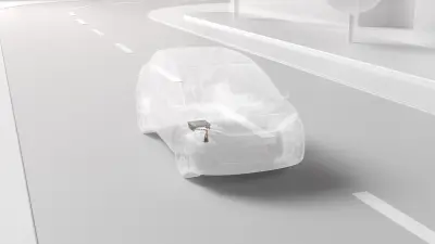 Transparenten Pkw in dem der Inverter hervorgehoben ist.