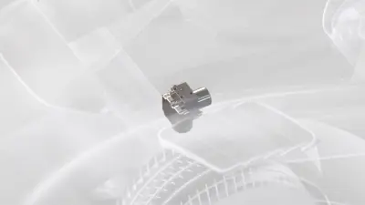 Computergenerietes Bild des Electric Brake System in einem transparenten LMDh-Prototyp.